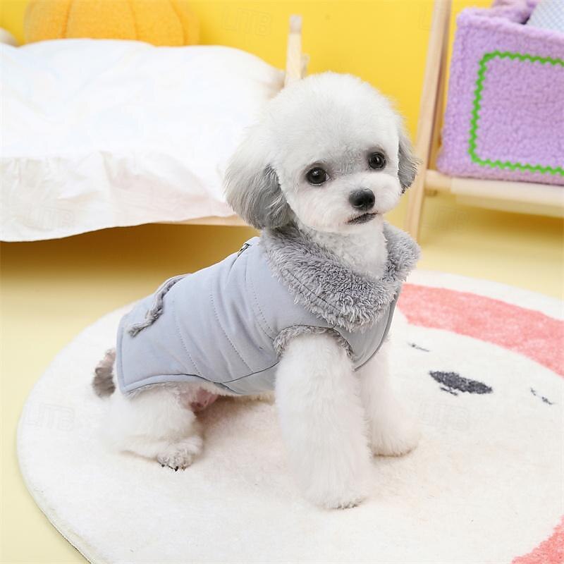 Dog Cat Coat Jacket Simple Style Winter Breathable Soft Washable Comfortable Thick Dailywear Casual Daily Weekend Walking Dog Clothing for Cat Dog Husky Labrador Alaskan Malamute4