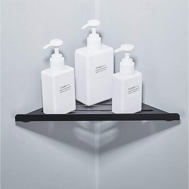 Shower Caddy Multifunction Bathroom Triangle Shelf Wall Mounted Stainless Steel 1 Pack Corner Storage Shelf for Bathroom Toilet and Kitchen2