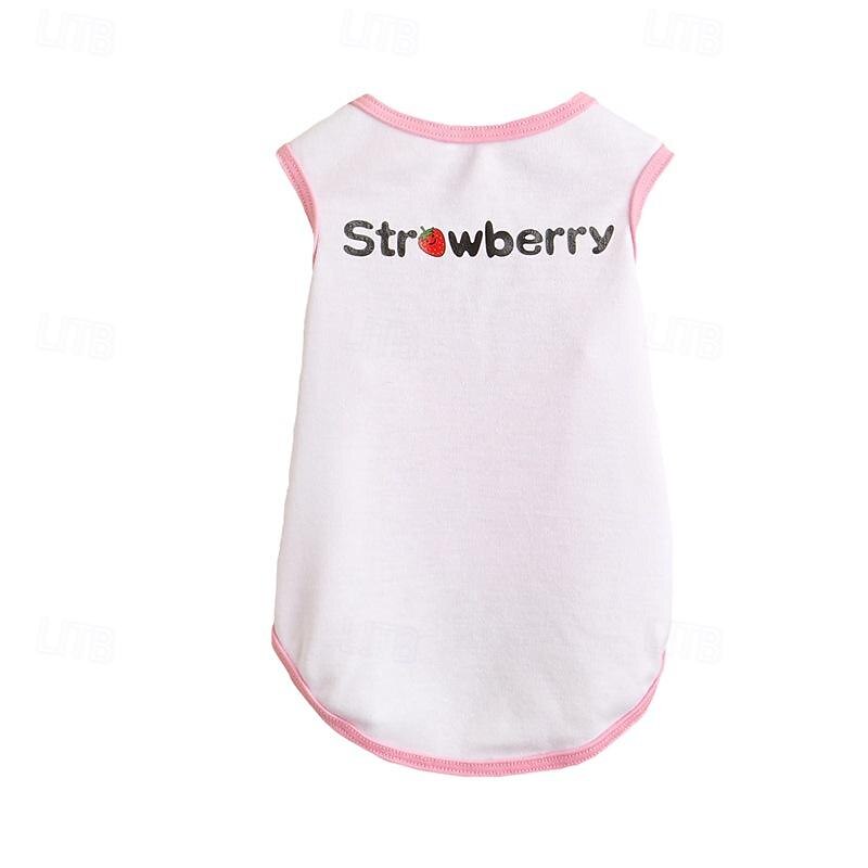 Dog Cat Vest Cute Casual Breathable Soft Washable Comfortable Outdoor Casual Daily Dog Clothing for Bichon Frise Pomeranian Baby Pet Papillon Small4