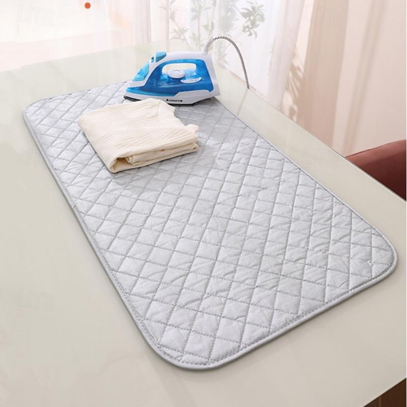 Ironing Mat Laundry Pad Washer Dryer Cover Board Heat Resistant Blanket Mesh Press Clothes Protect Protector 48*85cm2