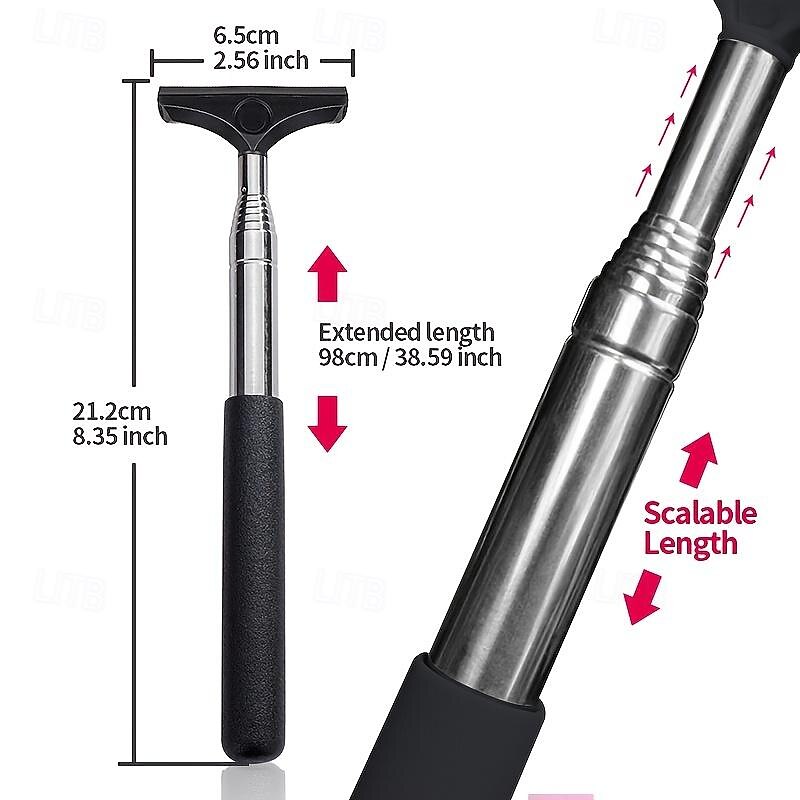 Starfire Car Rearview Mirror Wiper Rearview Mirror Water Removal Wiper Artifact Reflector Anti-Fog Water Removal Retractable Wiper4