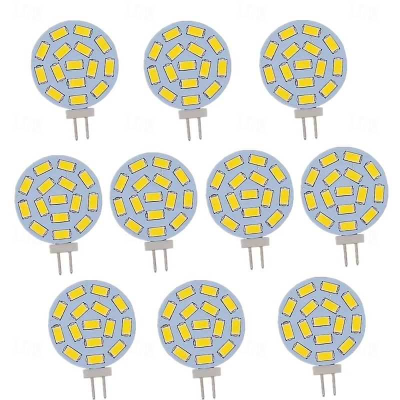 LED Ceiling Light G4 5730SMD Side Pin Be-pin 3W LED AC/DC 12V 24V DC 15 Leds Warm White Red Green Blue Spotlight LED Corn Bulb Light 10 PCS 2025 - $3