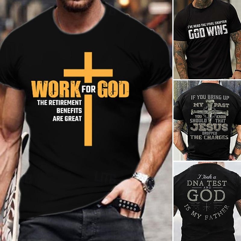 'I Took a DNA Test & God Is My Father' Men's Graphic T-Shirt | Christian Faith Apparel