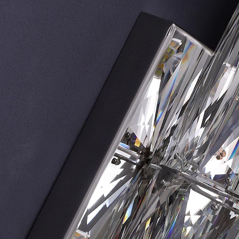 Wall Sconces 20/30/40/80cm Warm White Modern Wall Light Fixtures with K9 Crystal lampshade Wall Lamp for Mirror, Bedroom Living Room Wall Sconce Light 85-265V4