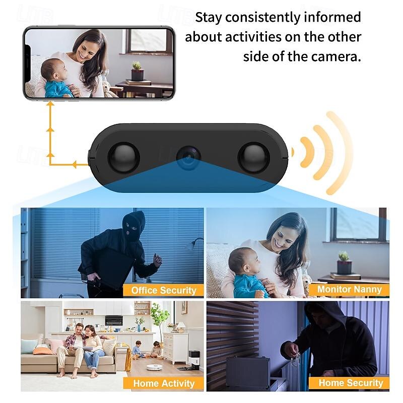 Newly upgraded XD HD WiFi 1080P mini ip night vision camera IR-CUT security video recorder3