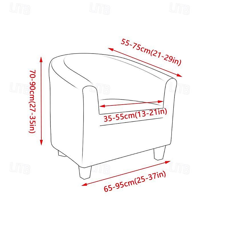 Club Chair Slipcover Barrel Chair Slipcover Tub Chair Cover Stretch Armchair Covers Sofa Cover Furniture Protector for Living Room Floral Printed2
