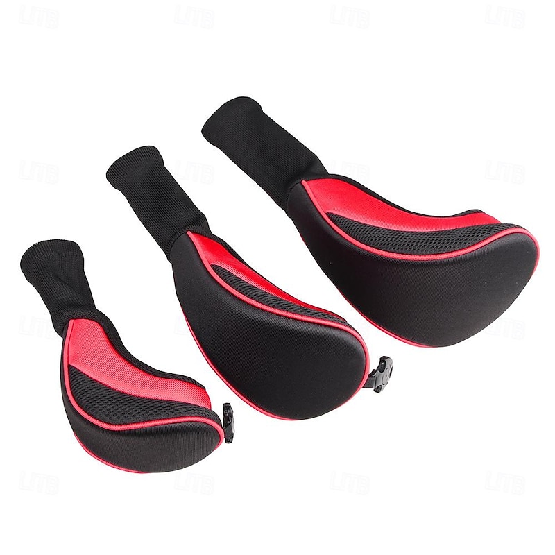 3pcs Golf Club Cover Golf Fan Product Golf Club Cover Driver For Protection Cover Long Neck Anti-friction Club For Head Golf Club Headcover Driver Wood Set Golf Club Covers For Woods And Hybrids Golf3