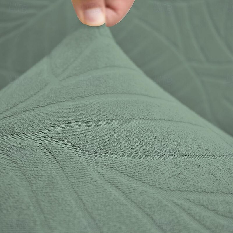 4 Pcs Stretch Jacquard Seat Covers for Dining Room Water Repellent Chair Cushion Cover, Removable Washable Dining Chair Covers Anti-Dust Dining Room Chair Covers Seat Cushion Slipcovers4