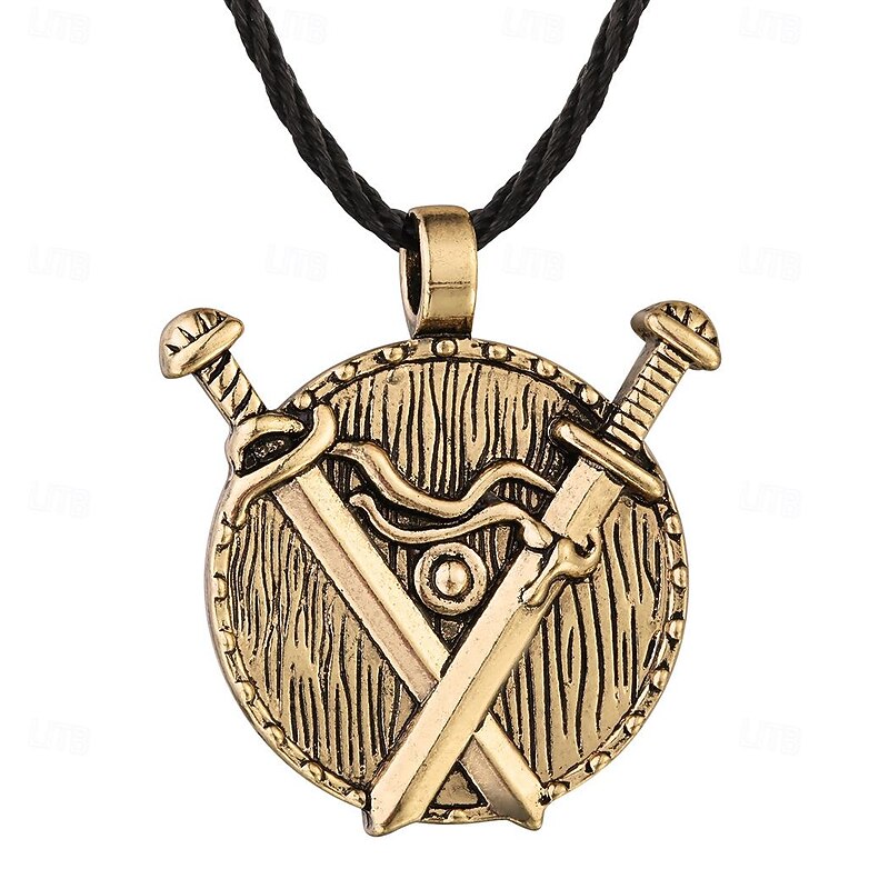 Necklace Necklace Retro Vintage Medieval Alloy For Cosplay Carnival Men's Women's Costume Jewelry Fashion Jewelry4