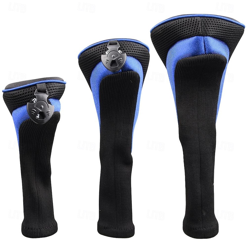 3pcs Golf Club Cover Golf Fan Product Golf Club Cover Driver For Protection Cover Long Neck Anti-friction Club For Head Golf Club Headcover Driver Wood Set Golf Club Covers For Woods And Hybrids Golf4