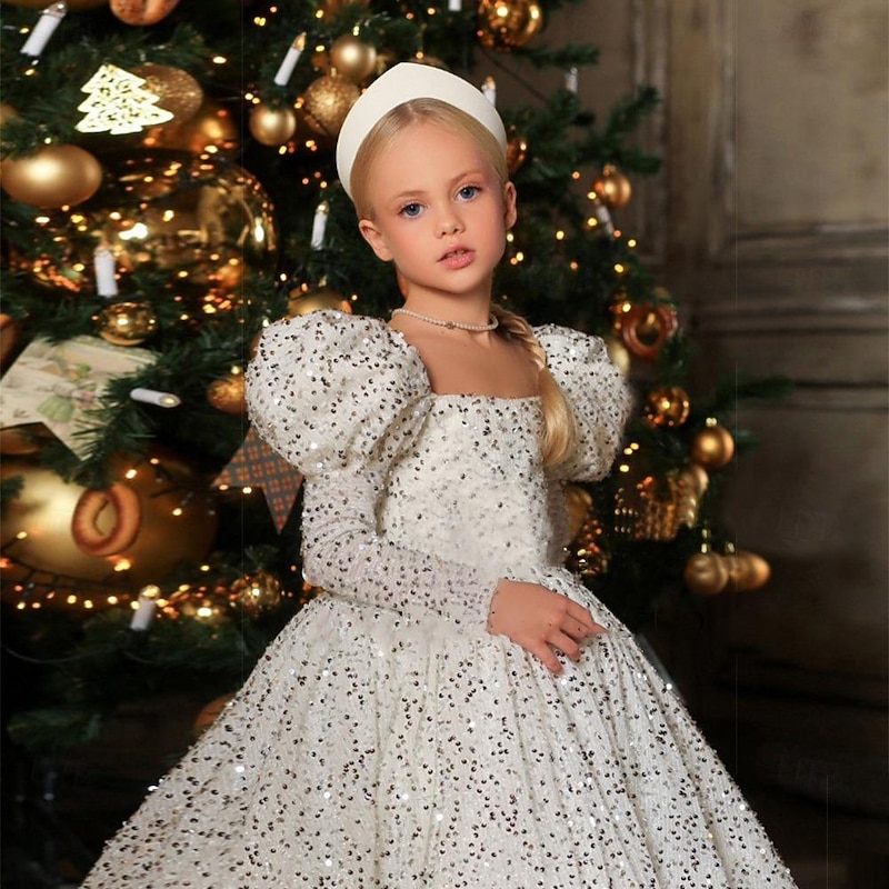 Kids Girls' Party Dress Solid Color Sleeveless Performance Mesh Princess Sweet Mesh Mid-Calf Sheath Dress Tulle Dress Summer Spring Fall 2-12 Years White Sky Blue