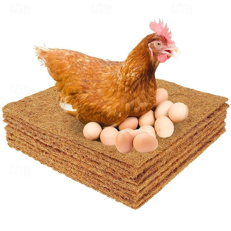 6/10pcs Chicken Nest Box Liners, Premium Laying Hen Nesting Pads, Chicken Coop Bedding, Poultry Supplies, Easy Clean Up2