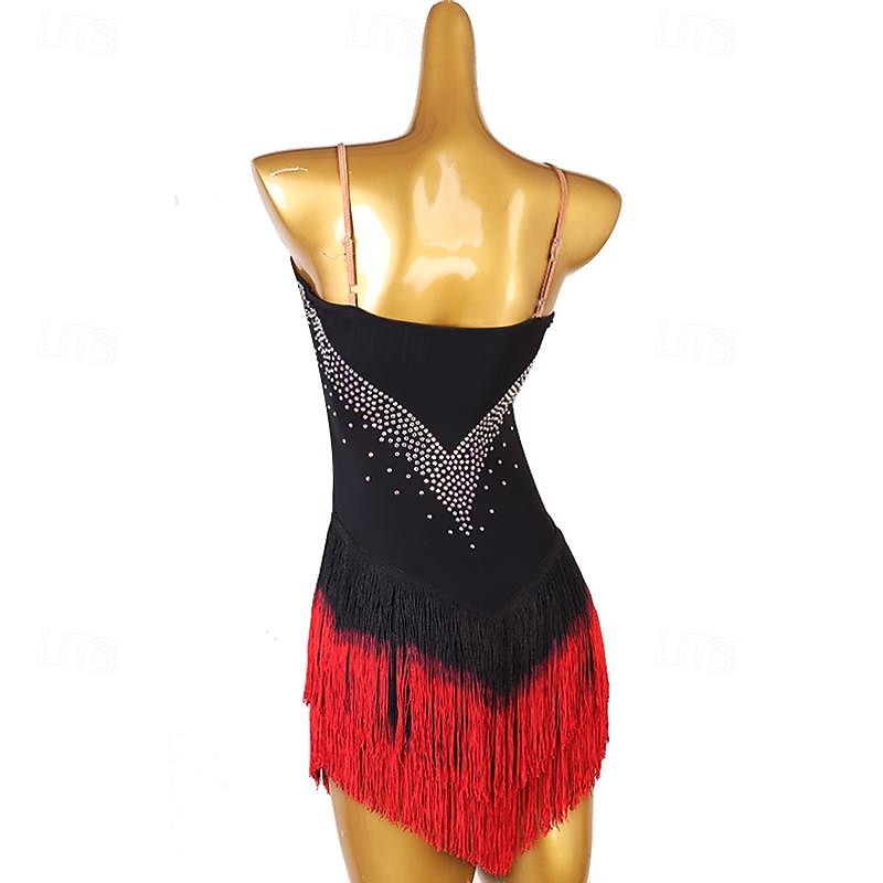 Figure Skating Dress Women's Girls' Ice Skating Dress Black Patchwork Mesh Spandex High Elasticity Training Competition Skating Wear Classic Crystal / Rhinestone Sleeveless Ice Skating Figure Skating2