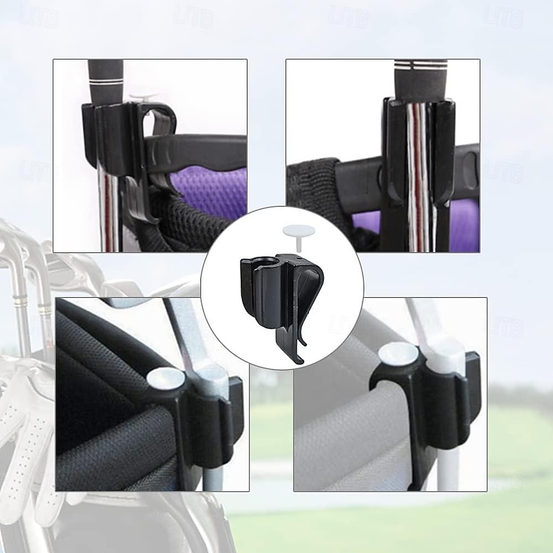 Golf Club Organiser Clips, 14 Piece Golf Club Clip Putter Clip for Golf Bag, Portable Golf Club Clip, Easy to Use Golf Bag Clip Organiser Ball Putter Accessories4