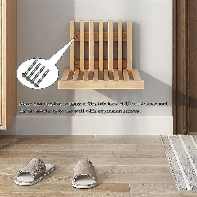 Shower Seat Benchwall-mounted Folding Stool Chairshower Stool For Inside Showerentryway4