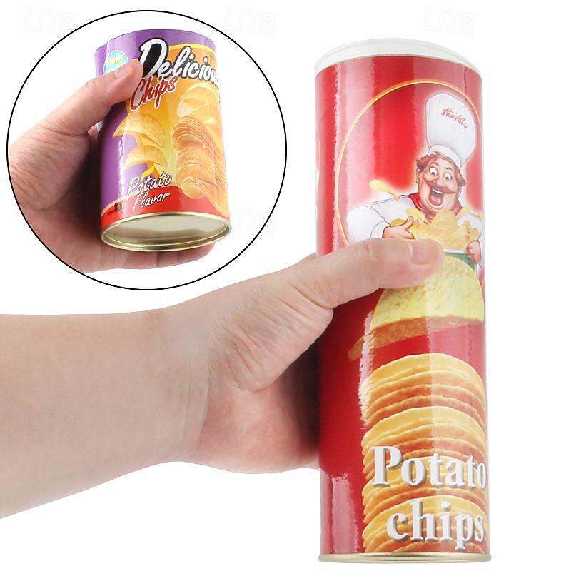 Potato Chips Bouncing Snake April Fool's Day Gift Spoof Frightened Potato Chip Snake Toy Funny Gift Toy Simulated Snake4