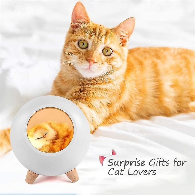 Women's Day Gifts Cat Lover Gifts For Women Cat Night Light For Wife Mom Teen Girlscute Cat House Birthday Gifts Mother's Day Gifts for MoM2