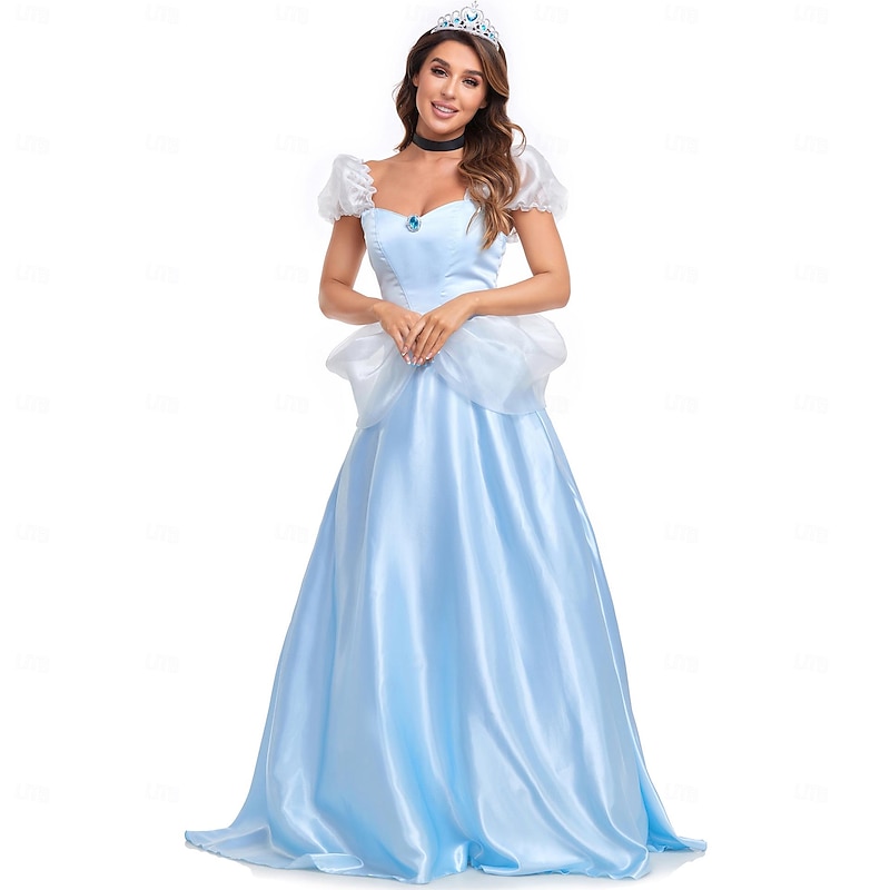 Cinderella Fairytale Princess Cosplay Costume Outfits Costume Cosplay Movie Cosplay for Women's Adults' Carnival Masquerade Bachelorette Party4