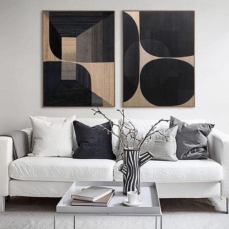 Handmade Black Wall Art Black oil painting hand painted wall art Wabi-Sabi oil painting Wall Art Black Abstract art Black wall decor Black Textured painting Wall Art ready to hang or canvas3