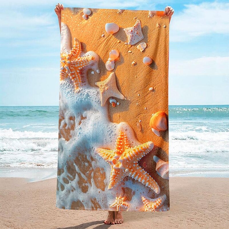 Landscape Beach Towel,Beach Towels for Travel, Quick Dry Towel for Swimmers Sand Proof Beach Towels for Women Men Girls Kids, Cool Pool Towels Beach Accessories Absorbent Towel4