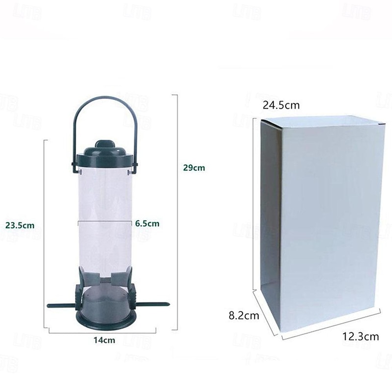 Hanging Bird Feeder Outdoor Hummingbird Food Dispenser for Small Birds Lovebird Macaws Pet Flying Animal Automatic Food Feeding Tool2