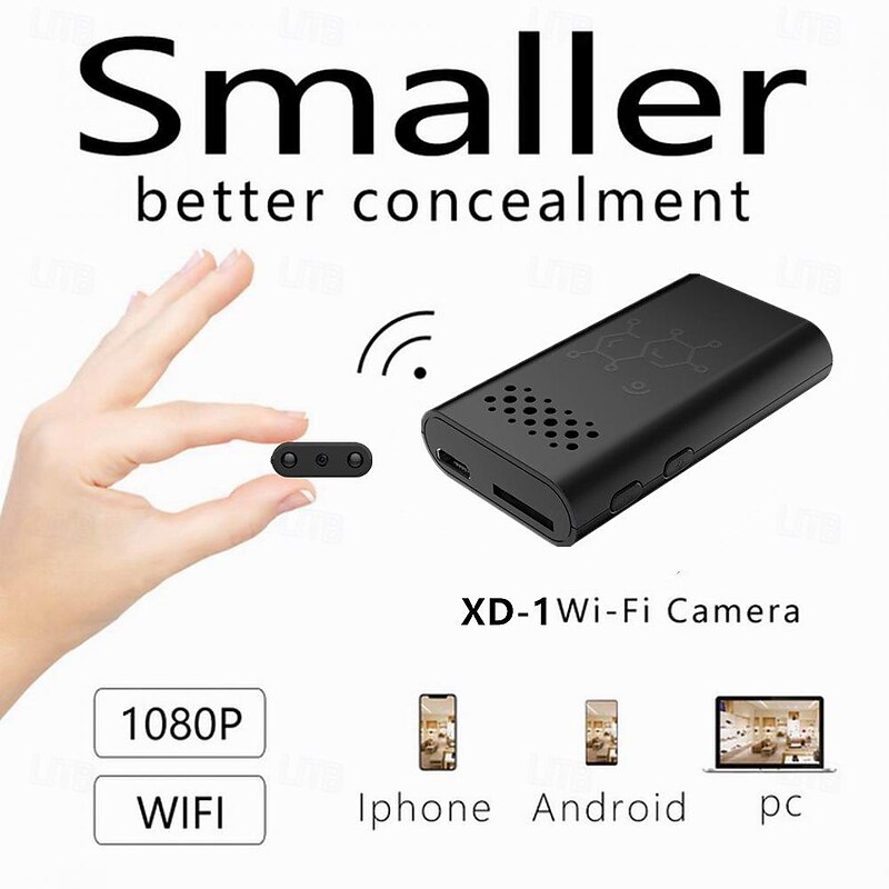 Newly upgraded XD HD WiFi 1080P mini ip night vision camera IR-CUT security video recorder2