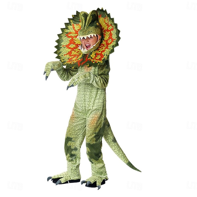 Dinosaur Halloween Cosplay Costume Masquerade Carnival Costume Cosplay Adults' Boys' Girls' Carnival Masquerade Party Masquerade Easy Halloween Costumes Dress Up