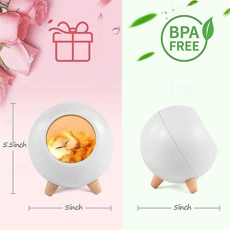 Women's Day Gifts Cat Lover Gifts For Women Cat Night Light For Wife Mom Teen Girlscute Cat House Birthday Gifts Mother's Day Gifts for MoM3