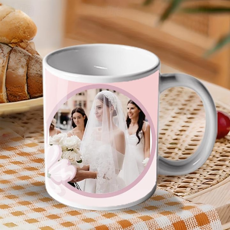 Personalized Photo Coffee Mug - Custom Wedding Gift for Couple Family Christmas Gift Mug Ceramic Mug 11oz4