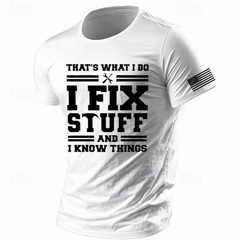 Men's National Flag T Shirt Tee Top Cotton Short Sleeve Graphic Shirt White Red Army Green Comfortable Tee Vacation Street Fashion Designer Clothing3