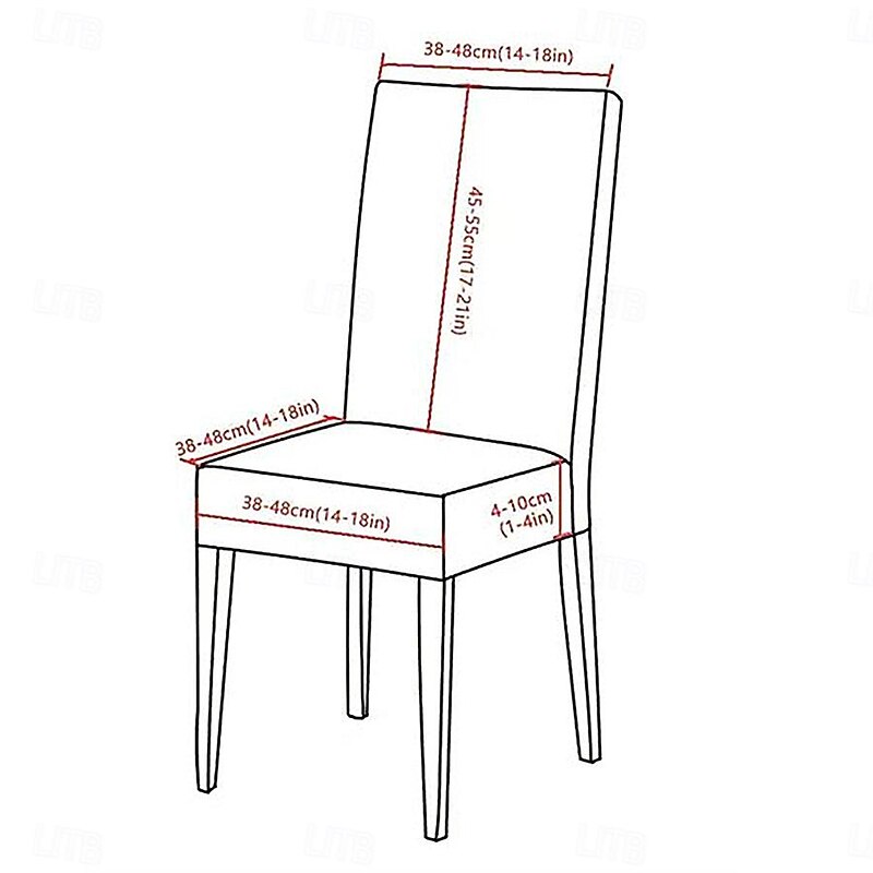 Stretch Spandex Dining Chair Cover 1 Piece, Floral Printed Stretch Chair Protector Cover Seat Slipcover with Elastic Band for Dining Room,Wedding, Ceremony, Banquet,Home Decor3