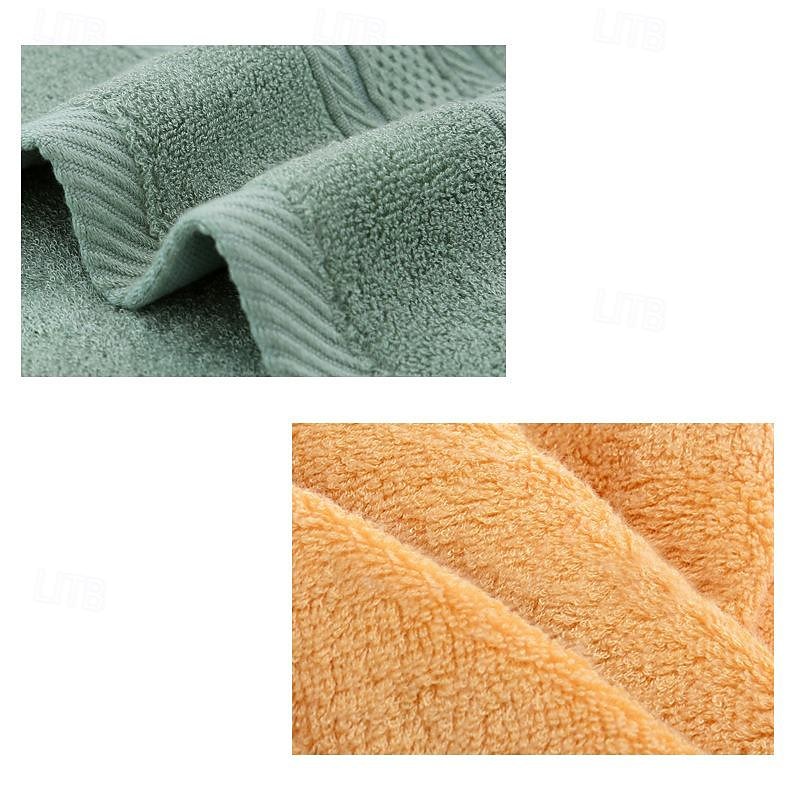100% Bamboo Fiber Soft And Absorbent Solid Color Hand Towel Or Face Towel For Home Bathroom4