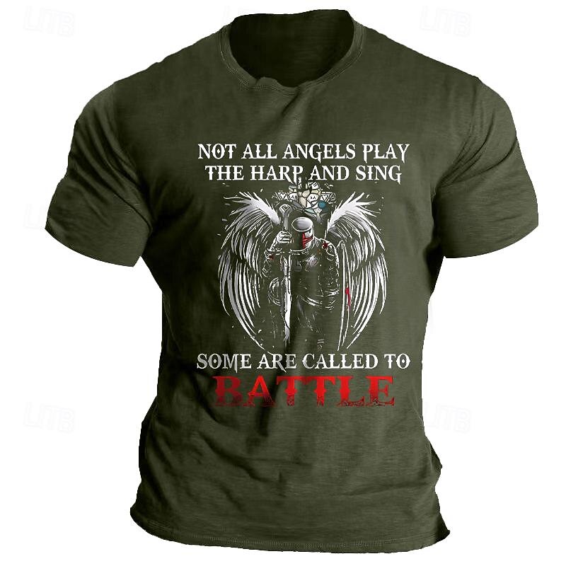 Men's Knights Templar Quotes & Sayings T Shirt Graphic Tee 100% Cotton Short Sleeve Graphic Shirt Black Blue Green Comfortable Tee Vacation Daily Wear Fashion Designer Clothing3