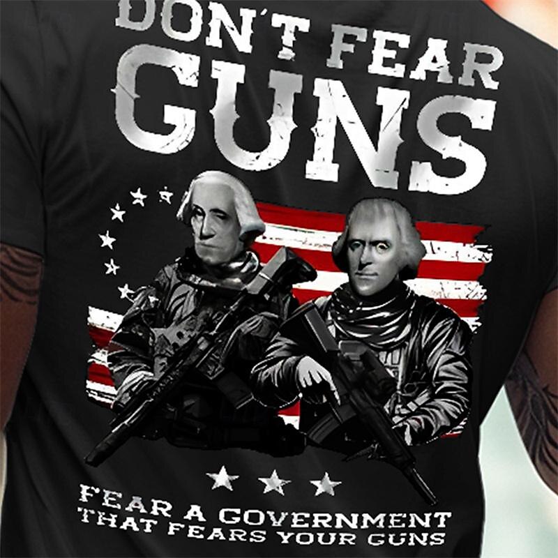 Patriotic T Shirts For Men Funny Voted T Shirt Short Sleeve T shirt 3D Print Crew Neck Shirt Funny Political T Shirt Street Casual Daily Black Red Blue Summer Spring All Seasons Clothing Apparel S M3