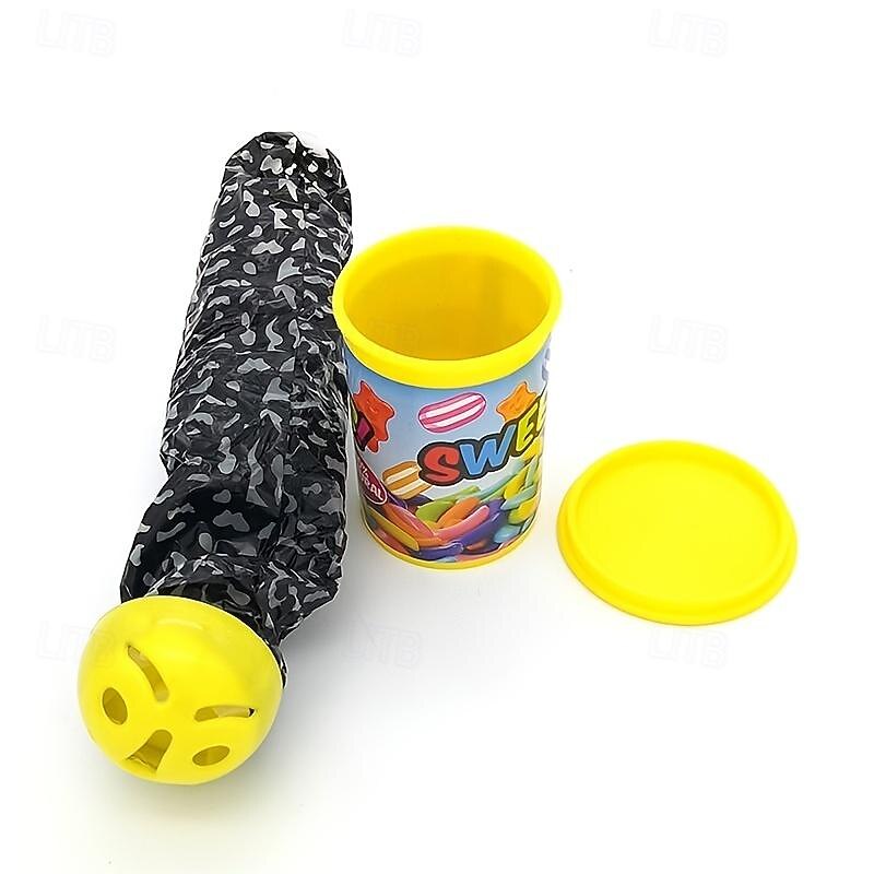 Funny Candy Can Jump Spring Snake Toy Gift April Fool Day Halloween Party Decoration Jokes Prank Trick Fun Joke Toy2