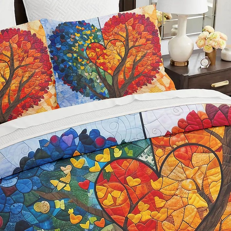 Tree Of Life Pattern Duvet Cover Set Set Soft 3-Piece Luxury Cotton Bedding Set Home Decor Gift Twin Full King Queen Size Duvet Cover2