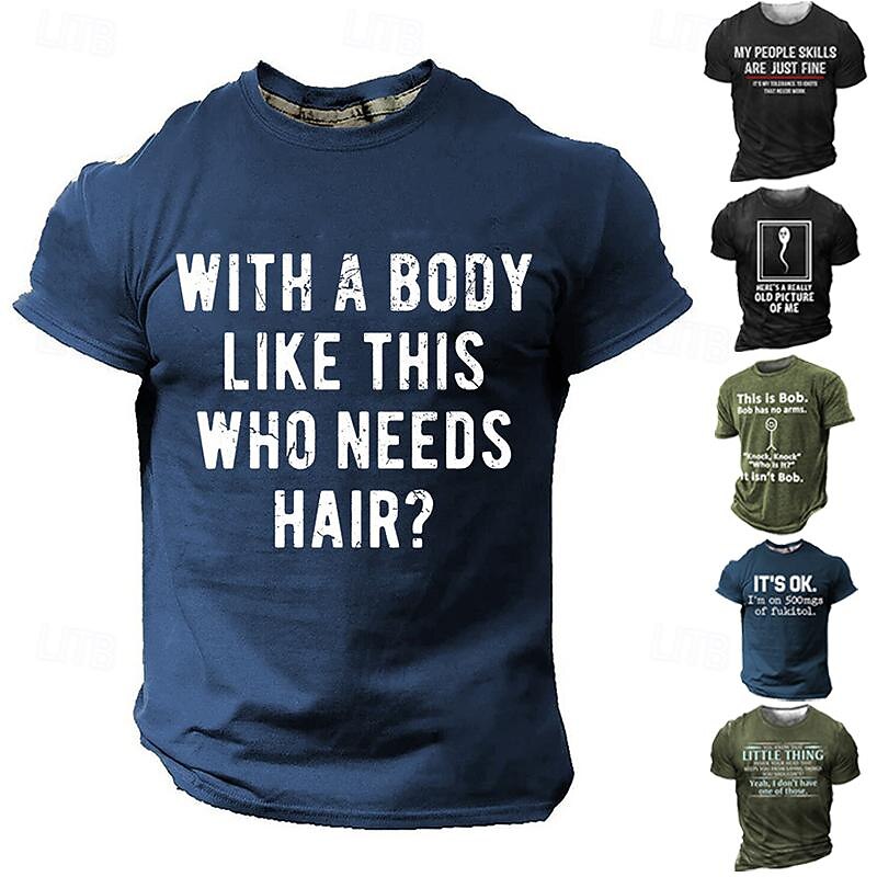Men's Funny Graphic T-Shirt: 