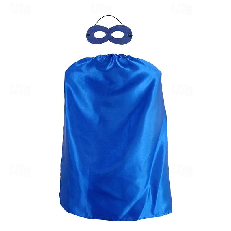 Superhero Cosplay Costume Cloak Mask Cosplay Movie Cosplay for Boys' Girls' Kid's Carnival Masquerade2