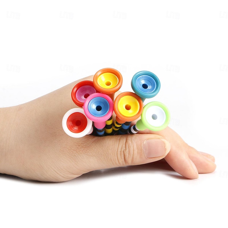 50pcs Golf Tee Plastic Ball Holder 83mm Rubber Cushioned Soft Top for Teeing Off - Golf Tee Ball Stand Support New 83mm 70mm4