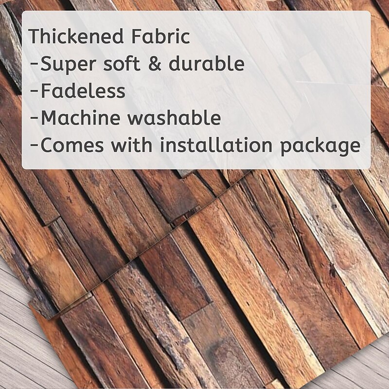 Geometric Hanging Tapestry Wall Art Large Wall Tapestry Decor Backdrop Blanket Curtain Mural Home Bedroom Living Room Decoration Rustic Wood Board Plank4