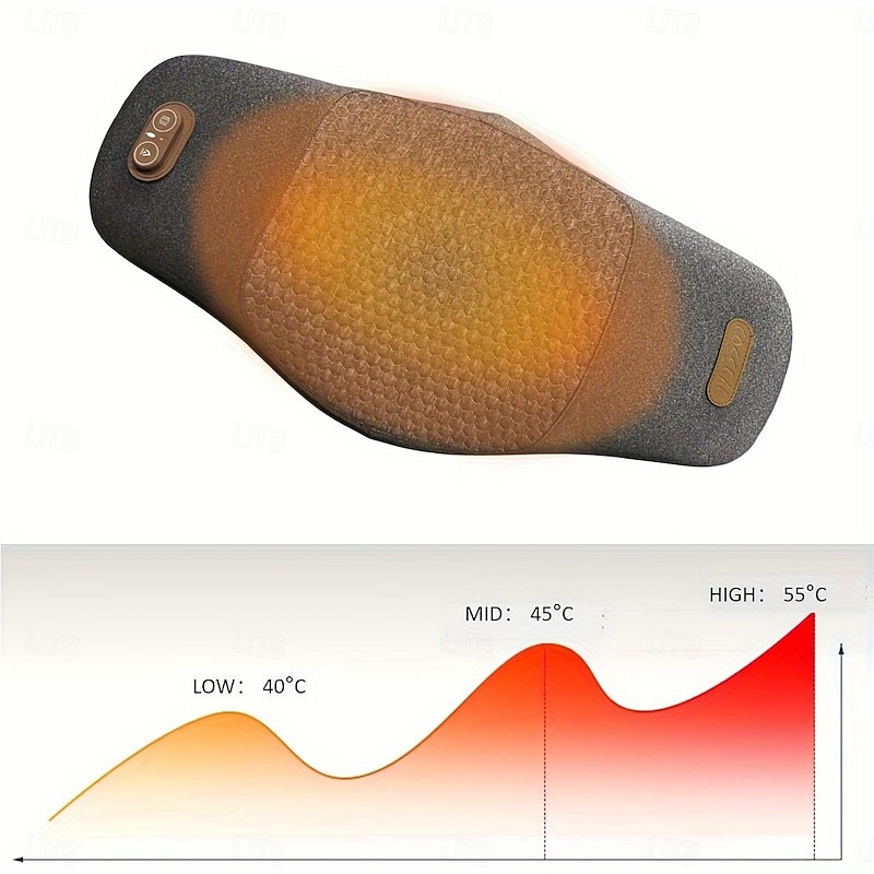 Lumbar Massage Pillow Hot Compress Vibration Static Traction Great Birthday Gift For Men Women Caudal Decompression Sleeping Pad Caudal Decompression Lumbar Support2