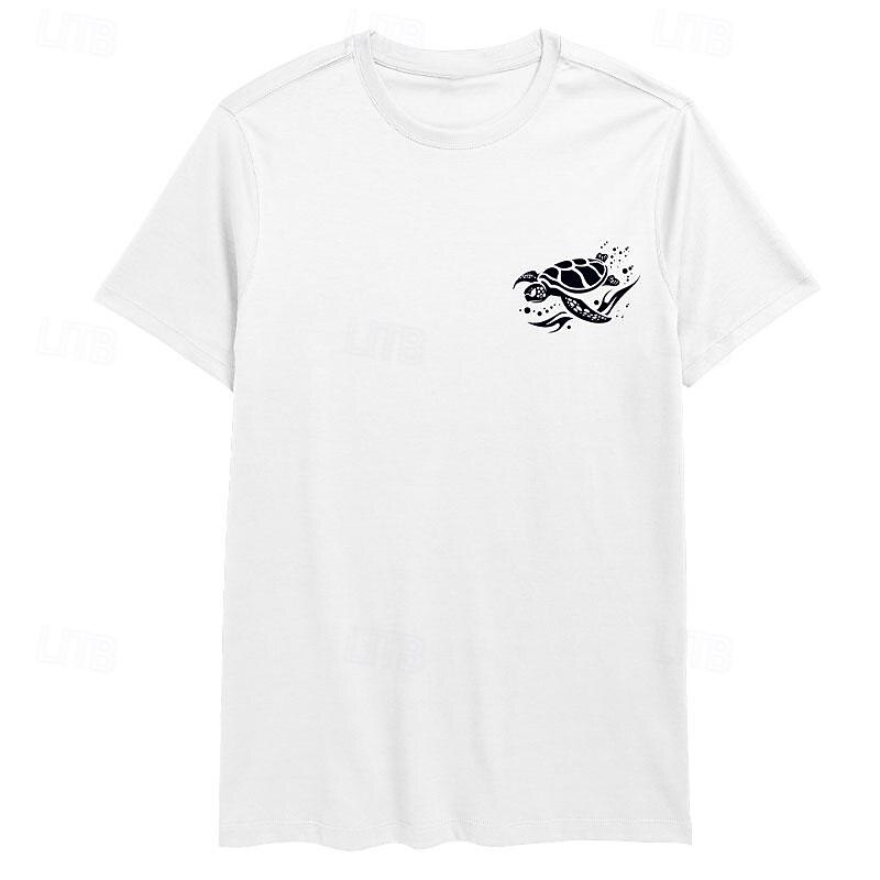 Men's Short Sleeve Tribal Sea Turtle Graphic T-Shirt | Ocean Lifestyle Design3