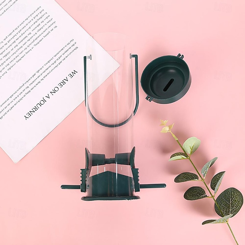 Hanging Bird Feeder Outdoor Hummingbird Food Dispenser for Small Birds Lovebird Macaws Pet Flying Animal Automatic Food Feeding Tool4