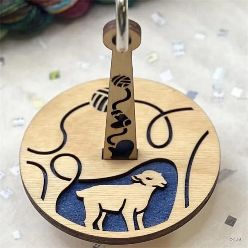 2 Pcs Portable Wrist Yarn Holder Travel Wrist Hanging Yarn Dispenser Gift for Crocheter4