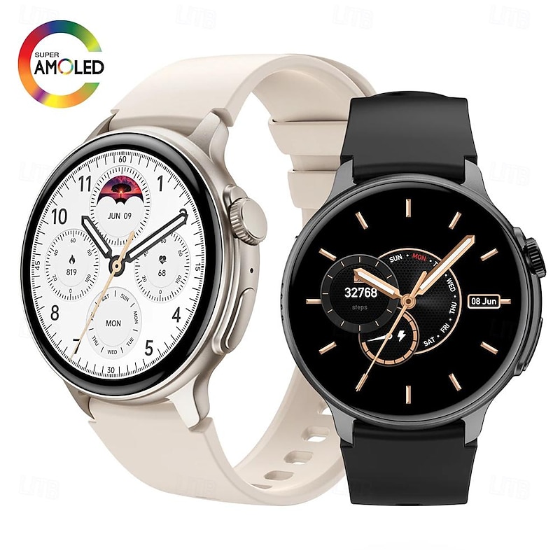 S58 Smartwatch Heart Rate Bluetooth Call AMOLED Screen Step Counting Smart Bracelet Sports Watch