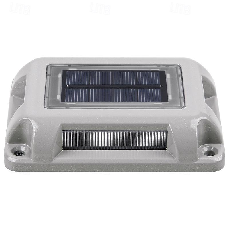 Solar Driveway Lights, Walkway Deck Light Solar Powered Outdoor Stair Step Pathway LED Lamp for Backyard Patio Garden Ground2