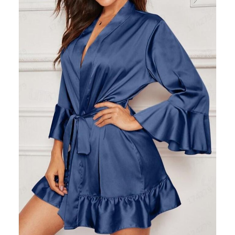 Ladies sexy Lingerie Nightgown Home pajamas Home Outfits4