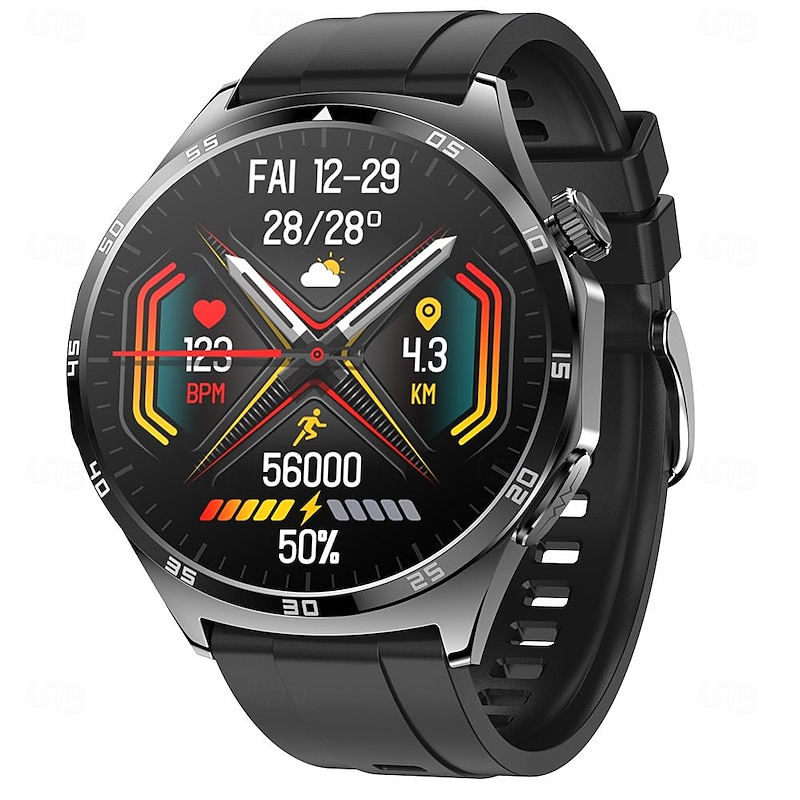 2024 NEW 1.43 inch Amoled Full Touch Screen Blood Glucose Smart Watch ECG Monitoring Blood Pressure Body Temperature Smartwatch Men IP67Waterproof Fitness Tracker3
