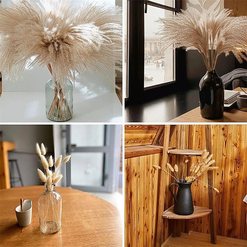 Small Reed Dried Flower Bouquet Small Dust Brush Small Reed Grass Reed Dried Flower Rabbit Tail Grass Yunnan2