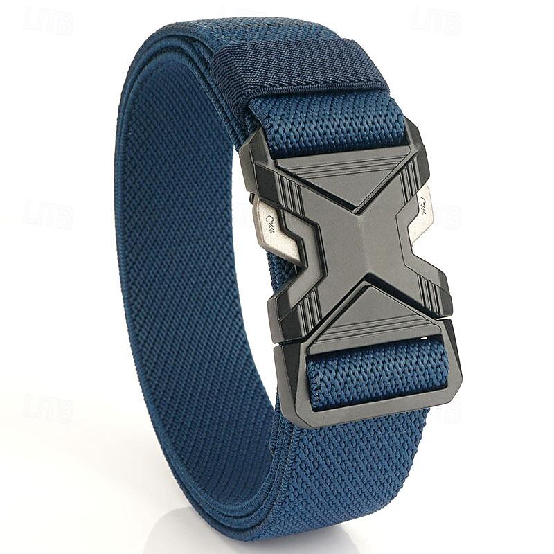 Men's Belt Tactical Belt Waist Belt Black Kakhi Alloy Durable Adjustable Plain Outdoor Daily2